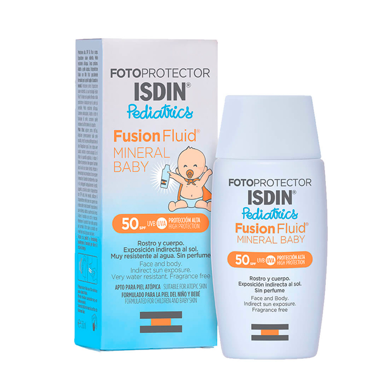 Fotoprotector ISDIN Fusion Fluid Mineral Baby SPF50+