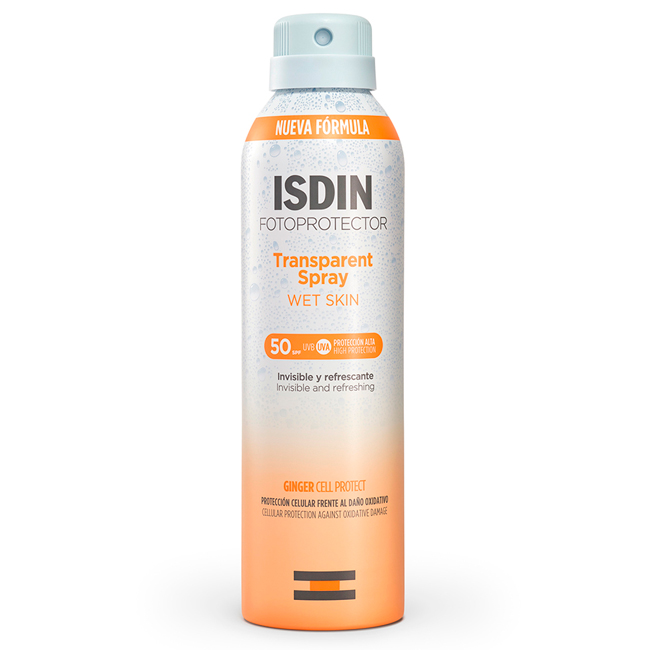 Isdin Fotoprotector SPF50+  Transparent Spray Wet Skin 250ml