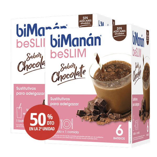 Bimanan Beslim Batido Chocolate 12 unidades